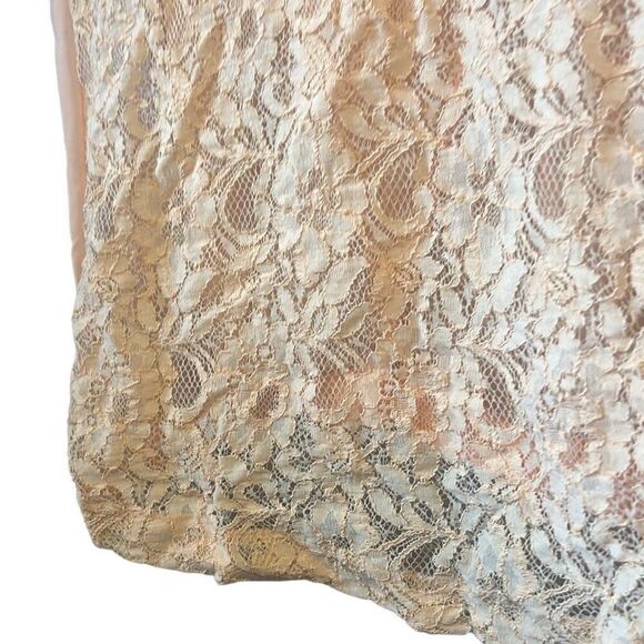 Jeans by Buffalo Peach‎ Lace Tank Top Sleeveless Casual Blouse - Picture 2 of 5